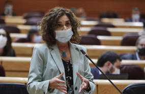 ep la ministra portavoz y de hacienda maria jesus montero en el senado