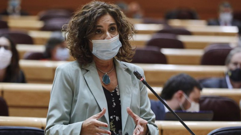 ep la ministra portavoz y de hacienda maria jesus montero en el senado ep la ministra portavoz y de hacienda maria jesus montero en el senado