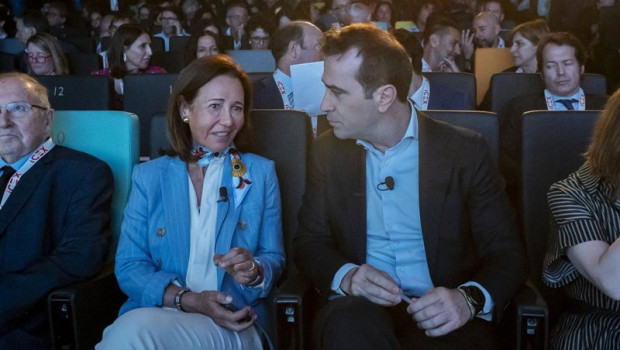 ep la presidenta banco santander ana botin y el vicepresidente primero y ministro de economia