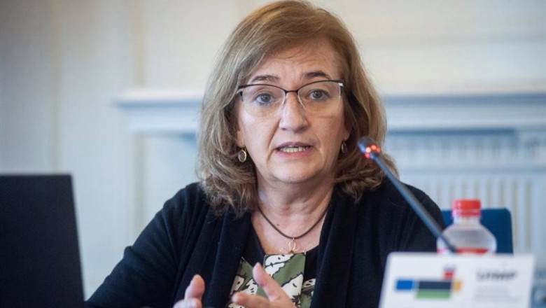 ep la presidenta de la airef cristina herrero durante su intervencion en el xli seminario de la apie