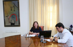 ep la presidenta del govern francina armengol y el conseller de turismo iago negueruela