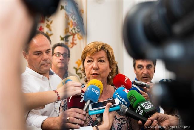 Pilar Barreiro. | JOSÉ ALBALADEJO ROS/AYUNTAMIENTO DE CARTAGENA ep pilar barreiro 20171018163803