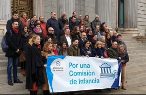 ep plataforma de infancia junto a representantes de los grupos parlamentarios piden en el congreso