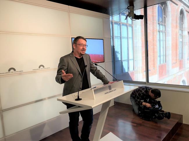 El presidente de CatECP, Xavier Domènech | EUROPA PRESS ep presidentecatecp xavier domnech