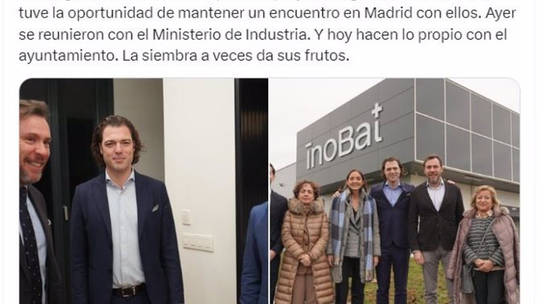 ep publicacion del ministro de transportes oscar puente sobre el proyecto de inobat en valladolid