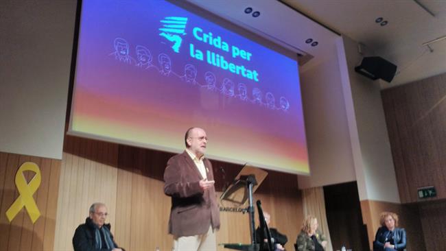 Rueda de prensa de la Crida per la Llibertat | EUROPA PRESS ep ruedaprensala crida perllibertat