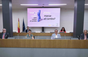 ep un momento de la presentacion de la campana emprexas que marcan para marcar al cambio