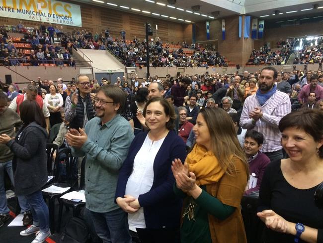 Xavier Domènech, Ada Colau, Candela López y Laia Ortiz | EUROPA PRESS ep xavier domnech ada colau candela lopezlaia ortiz