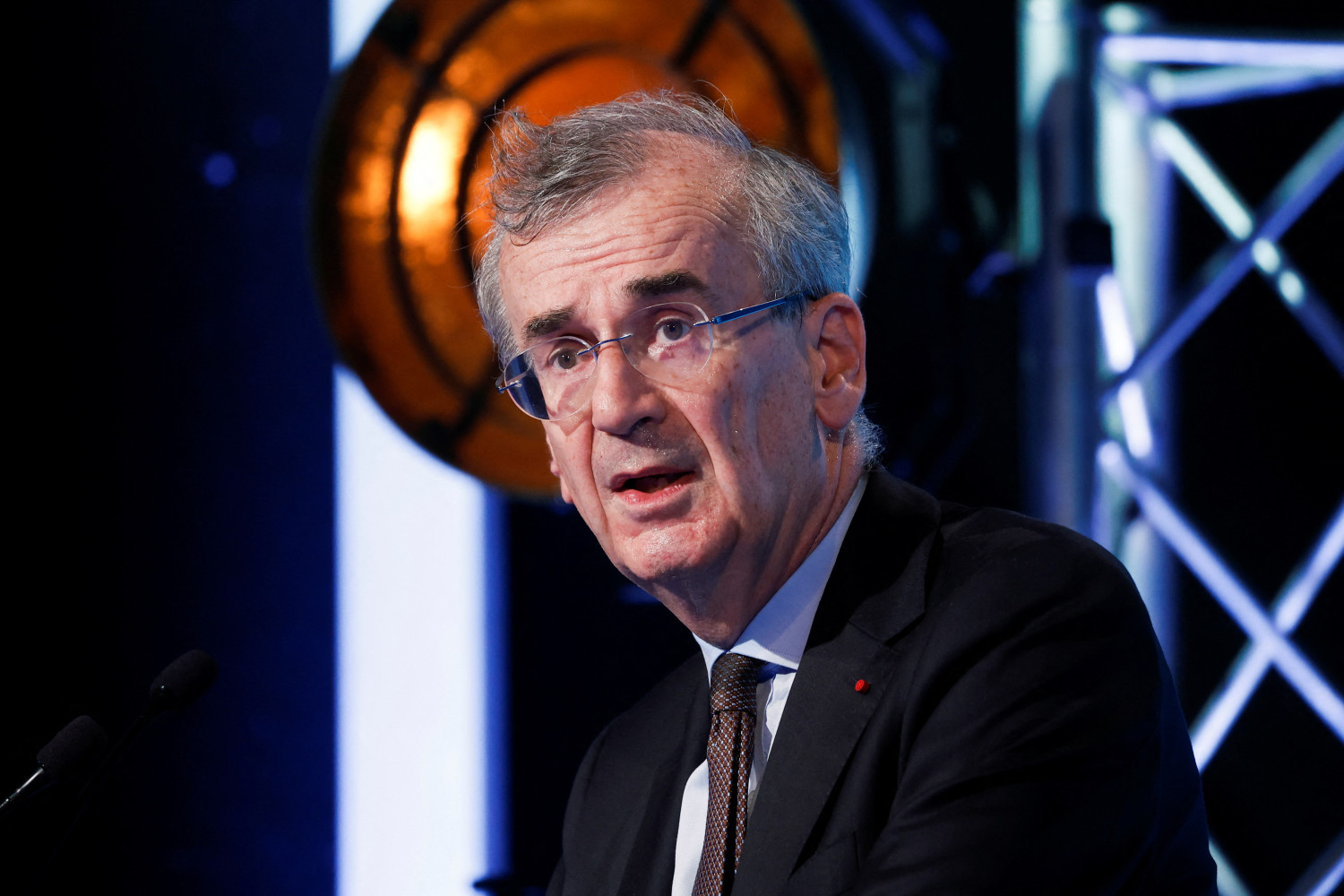 photo de francois villeroy de galhau gouverneur de la banque de france 