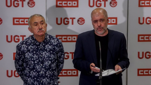 ep archivo   el secretario general de la union general de trabajadores ugt pepe alvarez y el