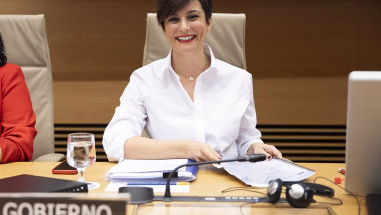 ep archivo la ministra de vivienda y agenda urbana isabel rodriguez durante su comparecencia en la ep archivo la ministra de vivienda y agenda urbana isabel rodriguez durante su comparecencia en la