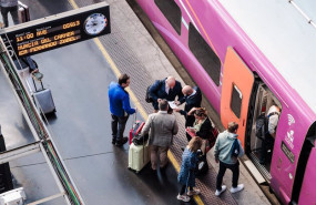 ep archivo   pasajeros en la estacion de tren de atocha a 21 de octubre de 2024 en madrid espana