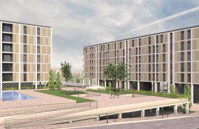 ep archivo   proyecto de metrovacesa del residencial mirador de montserraten manresa barcelona