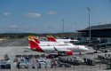 ep archivo   varios aviones de iberia en la terminal 4 del aeropuerto de madrid barajas adolfo