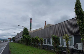 ep archivo   vista de la fabrica de celulosa ence en pontevedra galicia