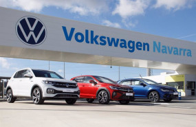 ep archivo volkswagen t cross taigo y polo en la puerta 1 de volkswagen navarra ep archivo volkswagen t cross taigo y polo en la puerta 1 de volkswagen navarra