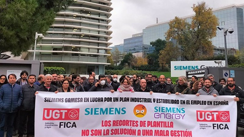 ep concentracion de trabajadores de siemens gamesa ep concentracion de trabajadores de siemens gamesa