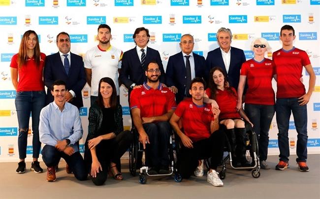 Deportistas olímpicos y paralímpicos con Carballeda, Lete, Blanco y Ereño | NACHO CASARES/COE ep deportistas olimpicosparalimpicoscarballeda lete blancoereno