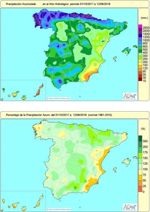 ep distribucionlas lluviasespana1-10-201712-6-2018
