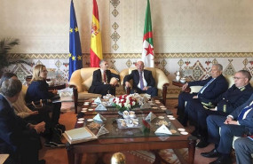 ep el ministro del interior fernando grande-marlaska se reune en argelia con el presidente y su
