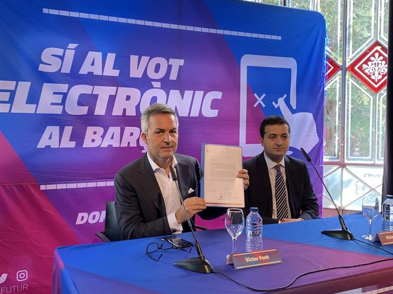 ep el precandidato a la presidencia del fc barcelona victor font