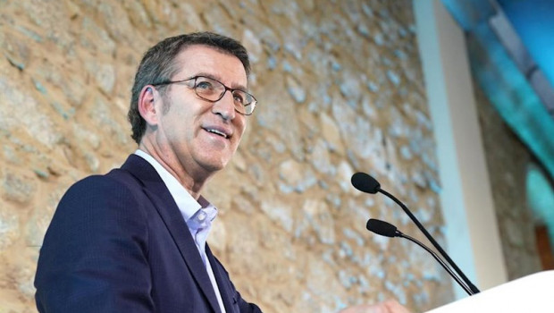 ep el presidente de galicia y del pp de galicia ppdeg alberto nunez feijoo durante su discurso tras