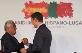 ep el presidente del gobierno pedro sanchez durante la rueda de prensa con el primer ministro luso