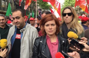 ep elisenda alamany portaveu dels comuns enmanifestacio de1maig