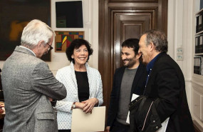 ep en el centro de la imagen la ministra de educacion y formacion profesional isabel celaa y el