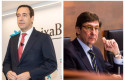 ep gonzalo gortazar consejero delegado de caixabank izq y jose ignacio goirigolzarri presidente de