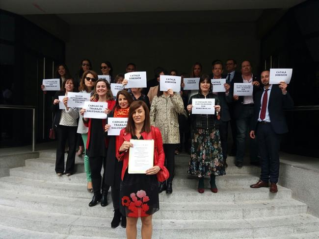 Jueces y fiscales paran durante una hora | EUROPA PRESS ep juecesfiscales paran durantehora