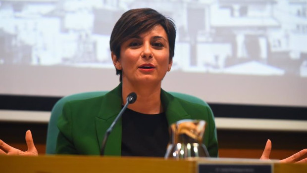 ep la ministra de vivienda y agenda urbana isabel rodriguez durante su intervencion en las jornadas