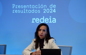ep la presidenta de redeia beatriz corredor durante la presentacion de resultados de redeia a 26 de ep la presidenta de redeia beatriz corredor durante la presentacion de resultados de redeia a 26 de