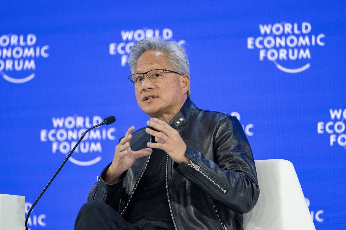 nvidia jensen huang davos 2026 4