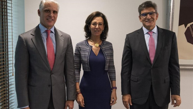Ana Botín, José Antonio Álvarez and Andrea Orcel | SANTANDER - Archivo ep ana botin jose antonio alvarezandrea orcel 20190703115306