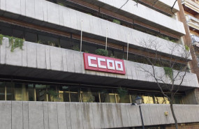 ep archivo - sede ccoo logo de comisiones obreras edificio edificios ccoo fachada de comisiones