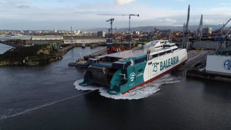 ep baleria bota su segundo fast ferry propulsado a gas ep baleria bota su segundo fast ferry propulsado a gas