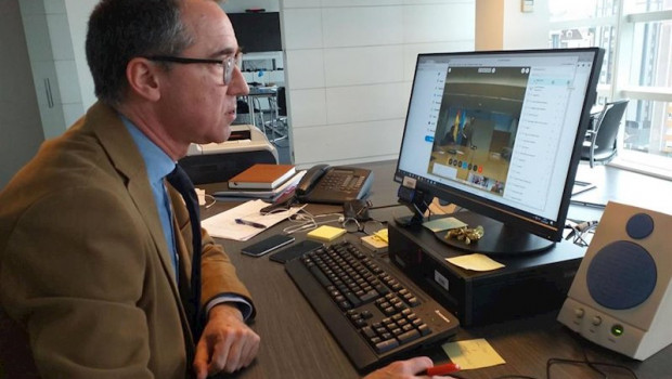 ep el consejero de salud del principado pablo fernandez muniz participa en una reunion telematica