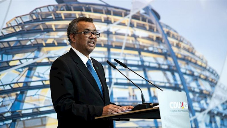 ep el director general de la organizacion mundial de la salud oms tedros adhanom ghebreyesus