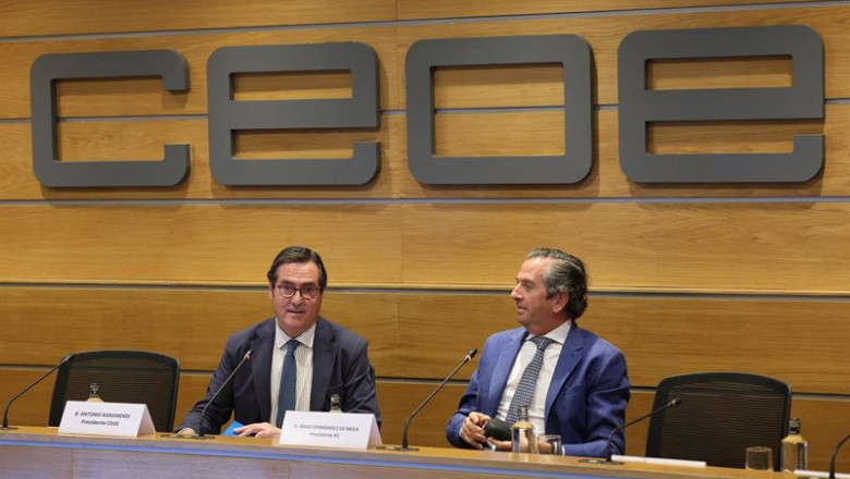 ep el presidente de ceoe antonio garamendiy el presidente del instituto de estudios economicos iee ep el presidente de ceoe antonio garamendiy el presidente del instituto de estudios economicos iee