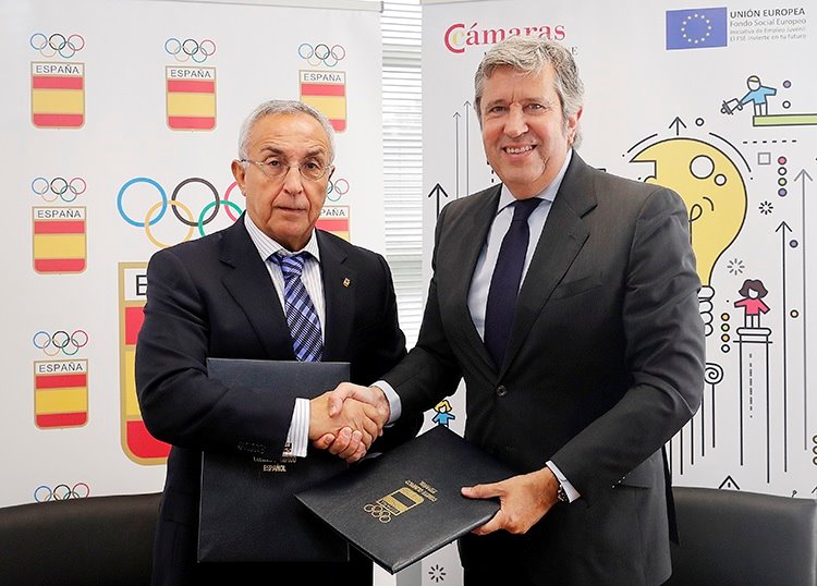 ep el presidente del coe alejandro blanco firma un acuerdo con incyde
