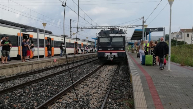 ep estaciontrensalomo tarragona trasconatoincendiola caidauna catenaria