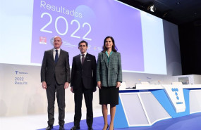 ep i d el consejero delegado angel vila el presidente ejecutivo de telefonica sa jose maria