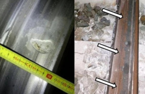 ep imagenes de la rodadura del iryo izquierda y del carril derecha afectado en el accidente de ep imagenes de la rodadura del iryo izquierda y del carril derecha afectado en el accidente de