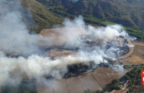 ep incendio forestallas inmediacionesembalsecenajo en moratalla murcia