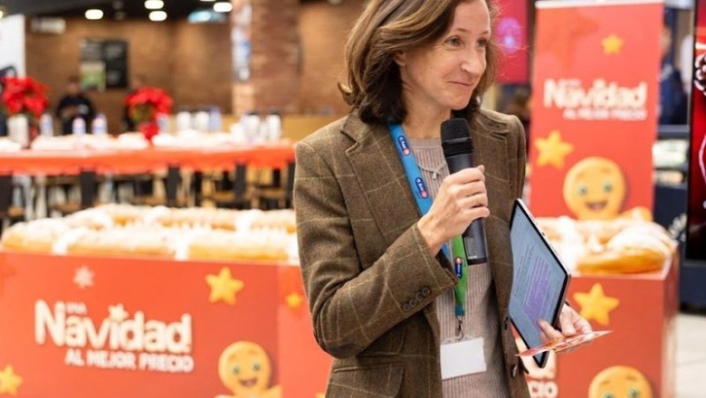 ep la directora ejecutiva de carrefour espana elodie perthuisot durante la presentacion de la