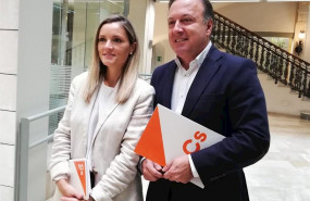 ep la portavoz adjunta de cs en el parlament balear patricia guasp con el candidato al congreso por
