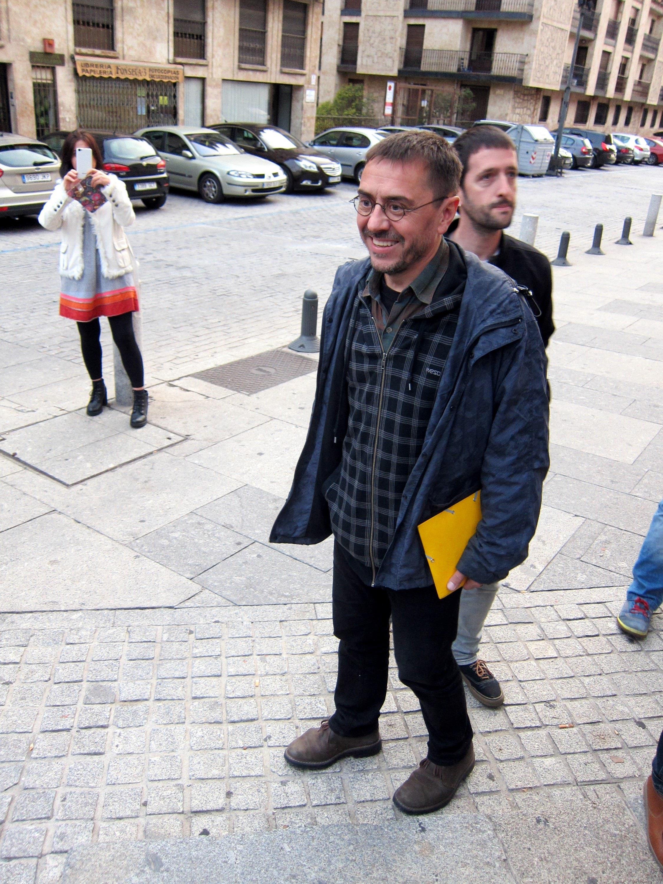 Monedero a su llegada a Salamanca | EUROPA PRESS ep monederosu llegadasalamanca
