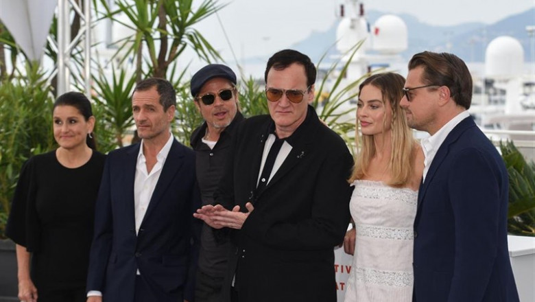Quentin Tarantino con el reparto de 'Érase una vez en Hollywood' en Cannes. | Mehdi Chebil - Archivo ep quentin tarantinoreparto de erasevezhollywood en cannes