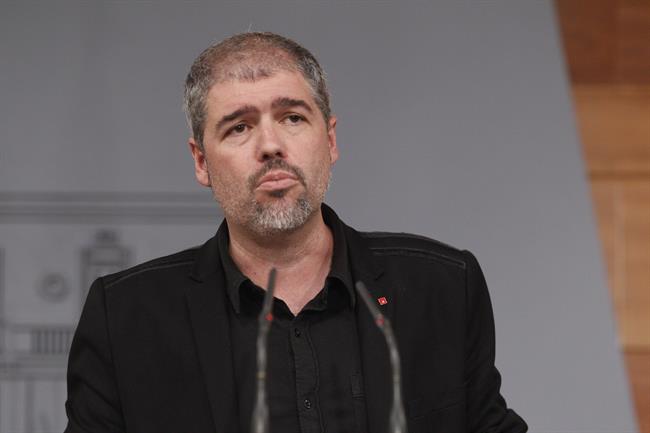 Rueda de prensa de Unai Sordo, nuevo secretario general de CCOO | EUROPA PRESS ep ruedaprensaunai sordo nuevo secretario generalccoo